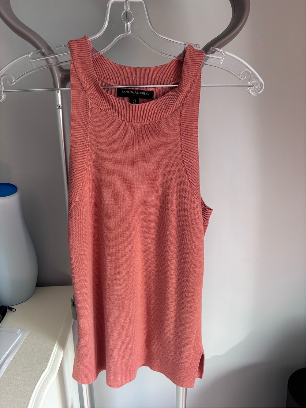 Banana Republic Factory Women's Sleeveless Knit Tank - Terracotta XS